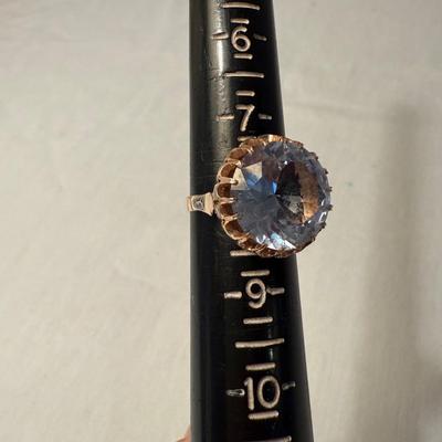 Topaz 14K Ring (K-TF)