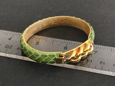 Dolce Vita Marked Green Snake like Bracelet