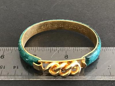 Dolce Vita Vintage Snake like Turquoise Tone Bracelet