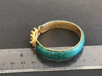 Dolce Vita Vintage Snake like Turquoise Tone Bracelet