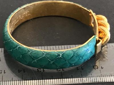 Dolce Vita Vintage Snake like Turquoise Tone Bracelet