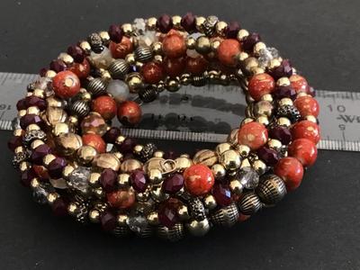 Beautiful Multi Beaded Rhinestone Bracelet