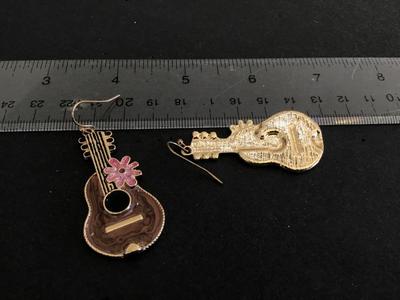 Guitar Earrings