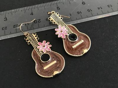 Guitar Earrings