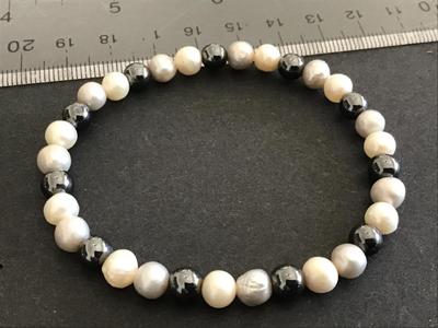Pearl Marcasite Bracelet