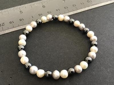Pearl Marcasite Bracelet