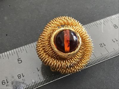 Vintage Necklace with Brooch Removable I Believe They Are Bakelite. Not sure