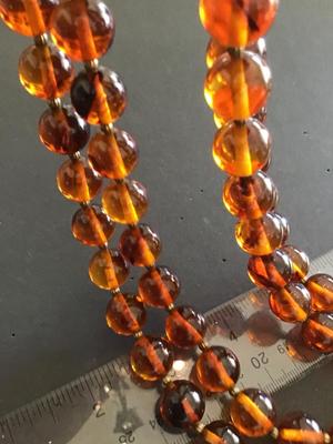 Vintage Necklace with Brooch Removable I Believe They Are Bakelite. Not sure