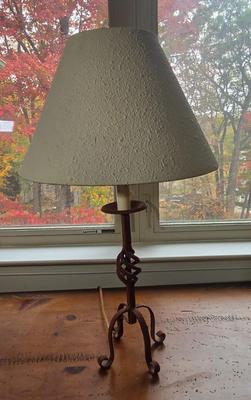 LOT 28Z: Small Dresser and Lamp