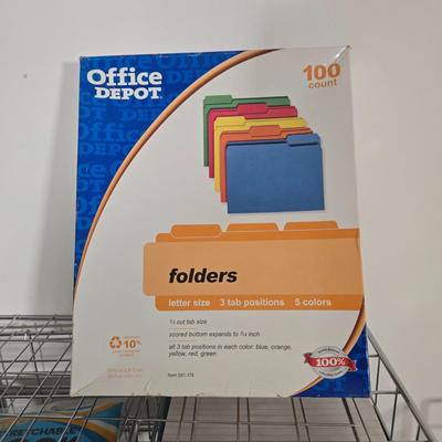 LOT 30Z: Home Office Supplies, Self Help Books, Shelving, and More