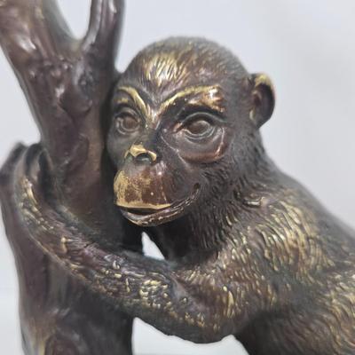 LOT 34Z: Monkey Clock and Four Antique Books