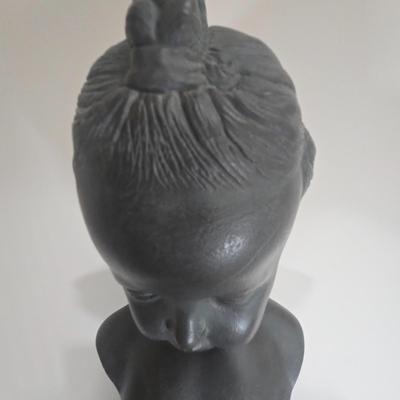 LOT 35Y: Decorative Wall Sconce Shelf and Bust Sculpture