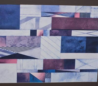 LOT 37S: Signed Abstract Art Print and Improvisation No. 23 (Troika) by Wassily Kandinsky Print