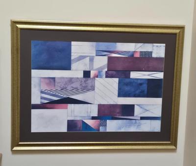 LOT 37S: Signed Abstract Art Print and Improvisation No. 23 (Troika) by Wassily Kandinsky Print