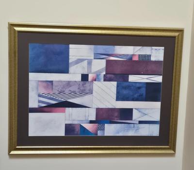 LOT 37S: Signed Abstract Art Print and Improvisation No. 23 (Troika) by Wassily Kandinsky Print