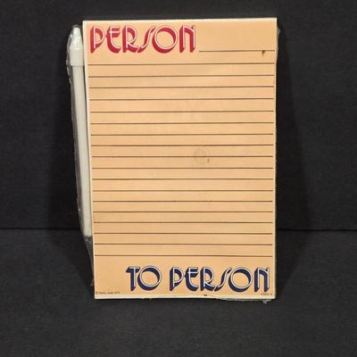 LOT 81X: School Supplies Including Denim Binder, Folder, Note Pads, Address Book, and More