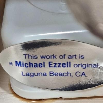 LOT 82X: Bunny Nursery Decor Including Framed Print, TY Beanie Babies Hoppity, Artist Original Music Box, and More