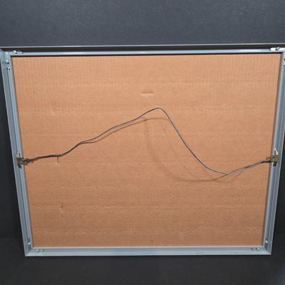 LOT 82X: Bunny Nursery Decor Including Framed Print, TY Beanie Babies Hoppity, Artist Original Music Box, and More