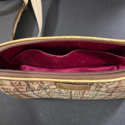 LOT 87X: Coach Cross Body Bag and Clutch