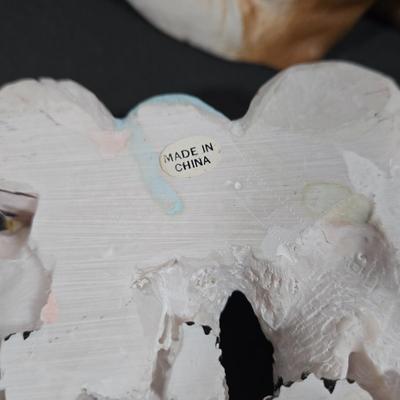 LOT 91X: Ceramic Basket, Snow Globe, Coin Banks, and More