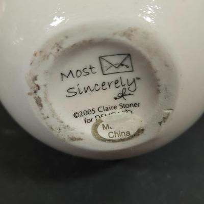 LOT 91X: Ceramic Basket, Snow Globe, Coin Banks, and More