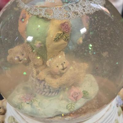 LOT 91X: Ceramic Basket, Snow Globe, Coin Banks, and More