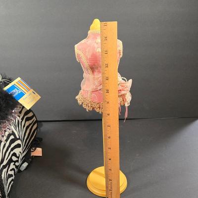 LOT 93X: Tween Vanity Set Including Purse Lamp, Eiffel Tower, and More