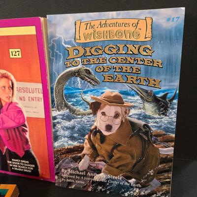 LOT 94X: Nancy Drew Books, Wishbone Mysteries, and More/ Great Stocking Stuffers!