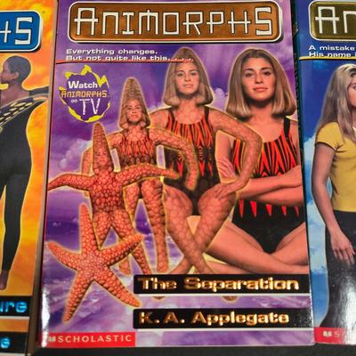 LOT 95X: Scholastic Animorphs Books