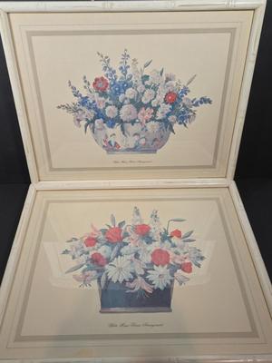 LOT 98X: Flower Prints Including Two White House Flower Arrangements