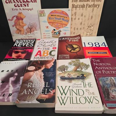 LOT 103X: Variety of Books Including The Two Towers, Catching Fire, 1984, and More