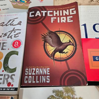 LOT 103X: Variety of Books Including The Two Towers, Catching Fire, 1984, and More