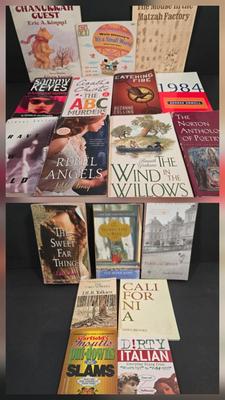 LOT 103X: Variety of Books Including The Two Towers, Catching Fire, 1984, and More