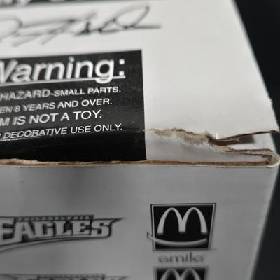 LOT 105Z: Eight Away Jersey Donovan McNabb Bobble Heads NIB