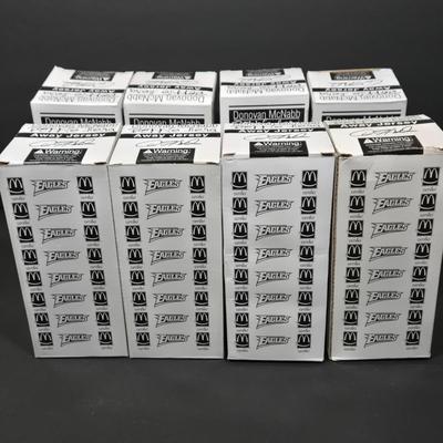 LOT 105Z: Eight Away Jersey Donovan McNabb Bobble Heads NIB