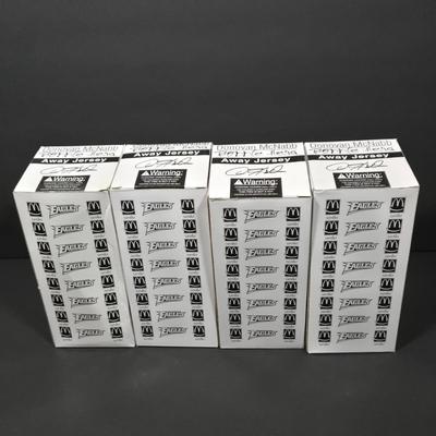 LOT 105Z: Eight Away Jersey Donovan McNabb Bobble Heads NIB