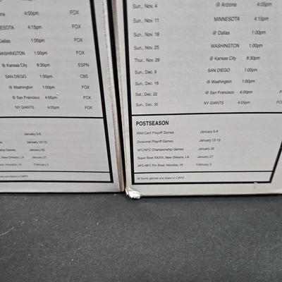 LOT 106Z: NIB Donovan McNabb Bobble Heads/ 5 Home Jerseys, 4 Away