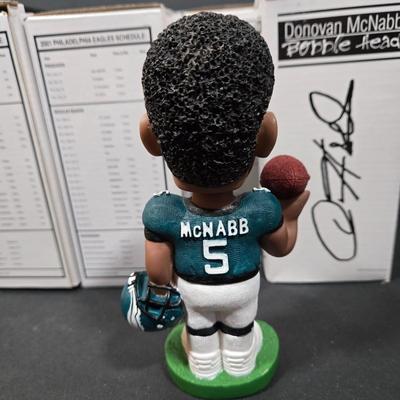 LOT 106Z: Nine Away Jersey Donovan McNabb Bobble Heads NIB