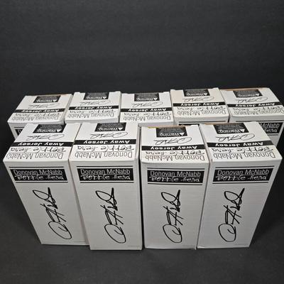 LOT 106Z: Nine Away Jersey Donovan McNabb Bobble Heads NIB