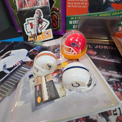 LOT 109Z: Sports Memorabilia Collector's Jackpot Including Wheaties Boxes, Assorted Cards, Bobble Head, and More