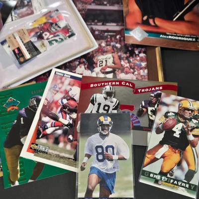 LOT 109Z: Sports Memorabilia Collector's Jackpot Including Wheaties Boxes, Assorted Cards, Bobble Head, and More