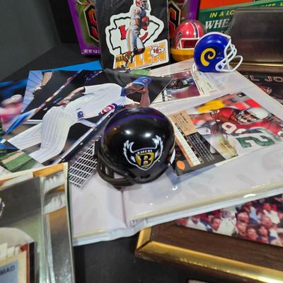 LOT 109Z: Sports Memorabilia Collector's Jackpot Including Wheaties Boxes, Assorted Cards, Bobble Head, and More