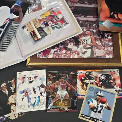 LOT 109Z: Sports Memorabilia Collector's Jackpot Including Wheaties Boxes, Assorted Cards, Bobble Head, and More