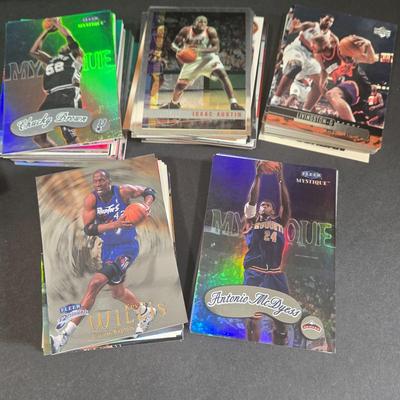 LOT 111Z: Fleer WNBA and Assorted NBA Collectible Cards