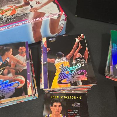LOT 111Z: Fleer WNBA and Assorted NBA Collectible Cards