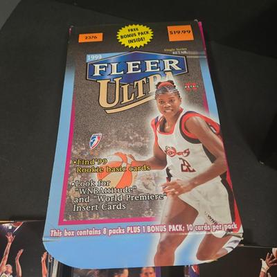 LOT 111Z: Fleer WNBA and Assorted NBA Collectible Cards