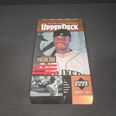 LOT 112Z: Three Upper Deck Boxes and Shoe Box Filled with Baseball Cards