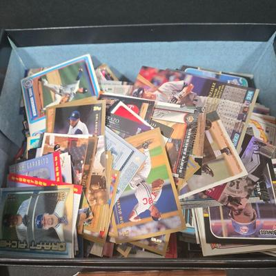 LOT 112Z: Three Upper Deck Boxes and Shoe Box Filled with Baseball Cards
