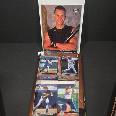 LOT 112Z: Three Upper Deck Boxes and Shoe Box Filled with Baseball Cards