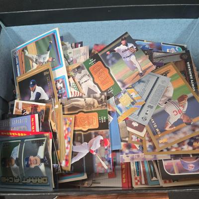 LOT 112Z: Three Upper Deck Boxes and Shoe Box Filled with Baseball Cards